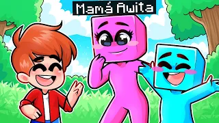 Conocí a la MAMÁ de Awita en Minecraft!