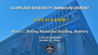 Supplier Diversity Announcement - 10/30/23