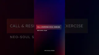 Call & Response Vocal Exercise in NEO-SOUL Style 🎤 #pjvi #callandresponse #neosoul #shorts