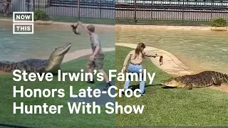 Terri & Robert Irwin Honor Steve Irwin Day at Australian Zoo