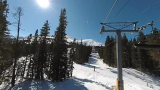 Riding the Ski Lift  Breckenridge Colorado 28Feb 1Mar 2020 5 VR180 VR 180 3D Virtual Reality Travel