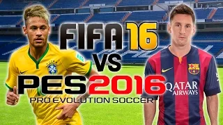 FIFA 16 vs PES 2016 | E3 Trailer Gameplay