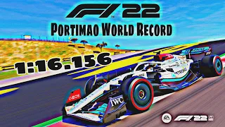 F1 22 Portimao World Record 1:16.156