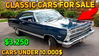 20 Impressive Classic Cars Under $10,000 Available on Craigslist Marketplace! Perfect Classic Cars!