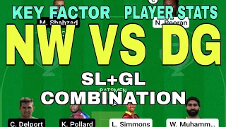 NW VS DG DREAM11 : ABU DHABI T10 : NW VS DG , MATCH ANALYSIS , NW VS DG ABU DHABI T10 DREAM11 TEAM