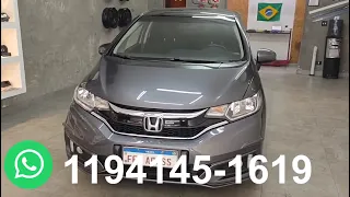 Honda Fit 2018 recebeu instalação sensor de estacionamento Embutido na cor original do carro confira