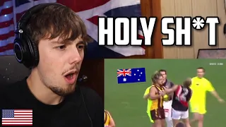 American Reacts to CRAZIEST AFL FIGHTS!