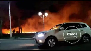 В Ізмаїлі сталася масштабна пожежа