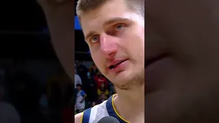 Nuggets Fans Chant “MVP” During Nikola Jokic’s Interview 💪