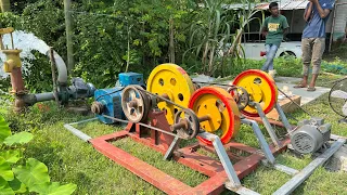 How to Make 220volt Free Energy 10Kw Generator With Wheels 3HP Water Pump at Home For Lifetime