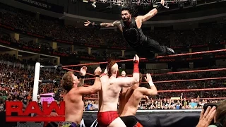 Roman Reigns vs. Sami Zayn vs. Sheamus vs. Chris Jericho: Raw, July 25, 2016