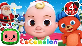 Up on the Housetop Dance Party + More | Cocomelon - Nursery Rhymes | Fun Cartoons For Kids | 3 Hours