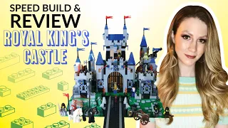 LEGO® Castle Set 10176 Royal King's Castle Speed Build and Review