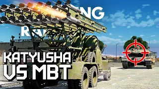 THE SHOOTING RANGE 254: Katyusha vs MBT / War Thunder