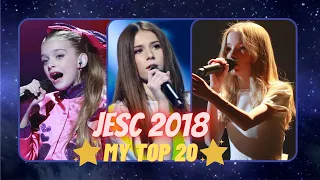 Junior Eurovision 2018 - My Top 20(After The Show)