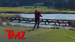 Donald Trump Hits Golf Ball in the Water And Screams, 'I Hate This F***ing Hole!!!' | TMZ