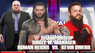 Roman reigns vs Kevin owens WWE royal rumble 2023 full match