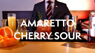 Amaretto Cherry Sour | HTMi Switzerland Cocktail Tutorial