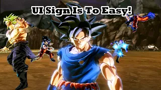 [DBXV2] UI Sign Goku Makes Fighting Tryhards Too Easy!