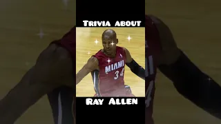 Trivia about Ray Allen 🥰 best shooting in his prime