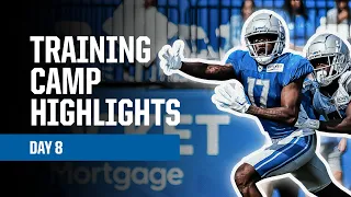 2023 Detroit Lions Training Camp Highlights: Day 8