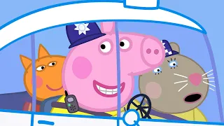 Peppa Drives a Police Car 🐷 🚔 We Love Peppa Pig
