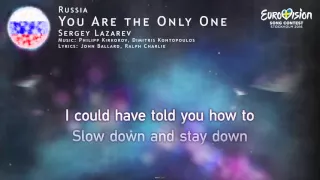 Sergey Lazarev - You Are the Only One (Russia)