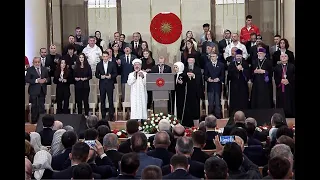 Cumhurbaşkanı Erdoğan yeni döneme dualarla başladı