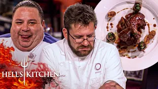 Fight Over Ingredients in Adaptability Challenge Judged by Michelin Star Chefs | Hell’s Kitchen