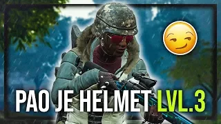 PAO JE HELMET LVL.3 ! Playerunknown's Battlegrounds