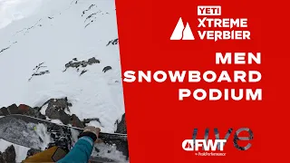 GoPro: FWT24 YETI Xtreme Verbier | POV Snowboard Men Podium