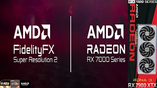 RX 7900 XTX  Ray Tracing performance FSR 2 and Native 1440p | R9 7950X 3D