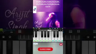 Kabhi Jo badal barse mobile piano 🎹 #best 🔥🎶Singer arijit sing#shots.    please support friend's
