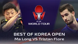 FULL MATCH - Ma Long vs Tristan Flore (2016) | BEST of Korea Open