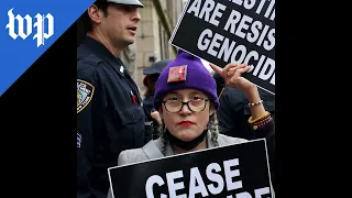 Columbia University students stage protest for Gaza