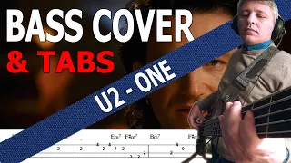 U2 - One (Bass Cover) + TABS