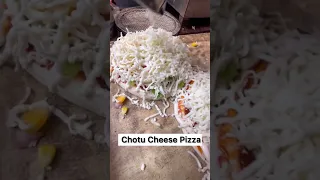 Loaded Chotu Veggies Pizza 🍕|| Delhi Street Food 🤩 #shorts #pizza #foodvideo