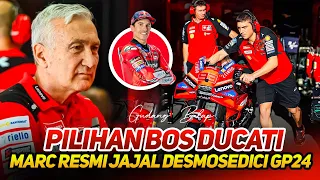 DIPUTUSKAN BOS DUCATI🔥MARC MARQUEZ JAJAL MESIN GANAS DESMOSEDICI BARU~RESMI JADI TANDEM BAGNAIA