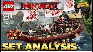 LEGO Ninjago Movie 70618 Destiny's Bounty Set Analysis! Hidden Secrets! Easter Eggs!