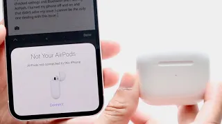 How To FIX AirPod "Not Your AirPod" Pop Up! (2023)