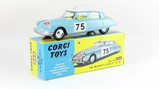Corgi Model Club Exclusive Reissue of the Corgi Toys Citroen DS 19 in Monte Carlo Trim