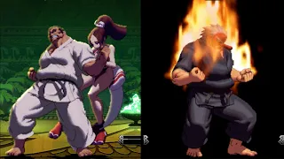 Evolution of Takuma Sakazaki & Mr. Karate Super Moves