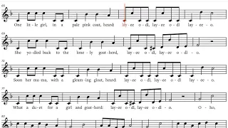 The Sound of Music - "The Lonely Goatherd", C-Instrument Play-along