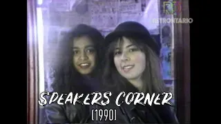 CITYTV SPEAKERS CORNER (October, 1990)