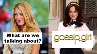 let's talk about gossip girl