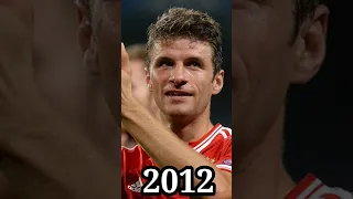 Thomas Müller evolution 😳🔥#football #shorts #viral