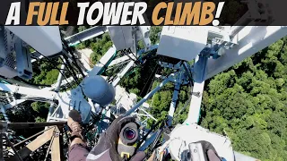 Climbing Cell Phone Tower | Full Climb