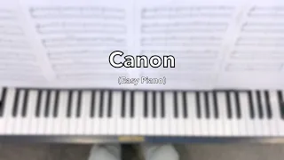 Canon - Easy Piano