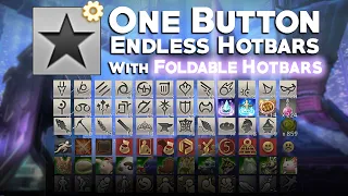 Upgrade Your FFXIV UI / HUD with Foldable Hotbars! A Full Guide on How To Create and Use Them