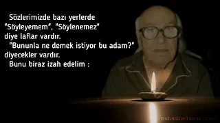 Dr. Münir Derman (k.s.) ~ Söyleyemem Söylenemez